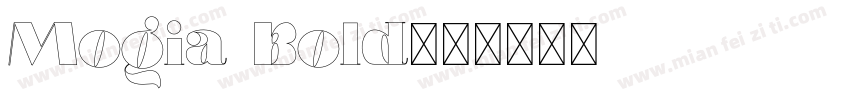 Mogia Bold字体转换